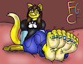 Rachels kittys soles by TheRedSkunk