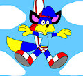 Alex the Fox Wedgie Briefs in a Sky