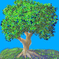 A Happy Little Tree by Woofajuana