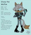 Sharp the Wolfox by TheLusitanianFox