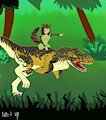 Dinosaur ride by Gashren