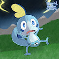 Sobble with Panda Speedo [Edition] by SergioLH25