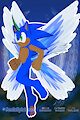 Fairy Sonic - sticker form