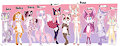 *ADOPTABLES*_Sweet valentines by Fuf