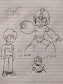 Mega Man Related Drawings