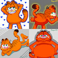 Garfield Showing Off by Koopasi