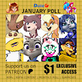 JANUARY POLL ON PATREON