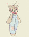 Plushie Orito in Overalls by Saucy
