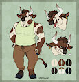 Beef Ref Sheet - Commission - by CoiledDragon