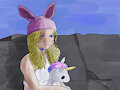 Unicorn Bunny Girl by chiochipmunk