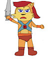 Sally Acorn Cosplays He-Man