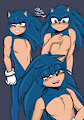 Sonic’s expressions by NineLiveSaved