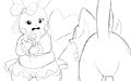 Sketch 158 - Pikachu Pop Star & Litten by WinickLim