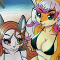 Beach's day - Commission by IndigoCat1