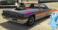 MY GTA Online Rainbow Dash car (Manana Custom)