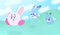 Bunny Kirby Hop!