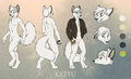 Kettu the Arctic Fox - Ref Sheet