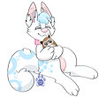 White Fox Squishmallow YCH