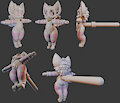 New kitty model 2/3 inspired by zaaruchan