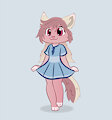 YCH in a dress for Mikumi !
