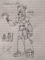 (Mega Man X + FNAF) Captain Foxy by SomeCat01