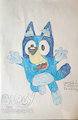 Bluey | Handmade Drawing (Bluey: The Videogame) by SergioLH25
