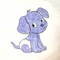 Dalton the Baby Dog (original character) by CWBallard