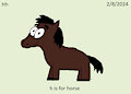 My ABC Animal Month - Horse