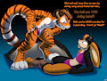 Dominant Tiger vs Musky Bunny by RollerCoasterViper59