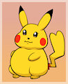 Fat Pikachu by HeshieokFasla