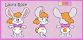 Laura Rose Ref Sheet by MrVonFuzzleButt by XaveyPike1