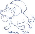 normal dog by Delicious