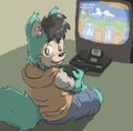 Tweaker playin' Sega by PuppyBoy