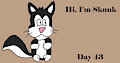 FurryCritters11 Day 43 - Skunk