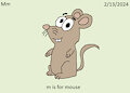 My ABC Animal Month - Mouse