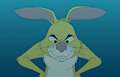 A winking hare by darkbunny666