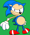 Sonic Sprite Test by PaintbrushStudios