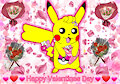 Happy Valentines from my Pikachu by ChelseaCatGirl