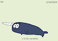 My ABC Animal Month - Narwhal