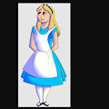 Alice from Disney's Alice in Wonderland fan art by KalebWilson