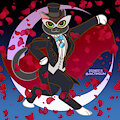 Tuxedo Cat by riverhayashi