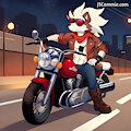 Midnight Lycanroc OC - Keith by Rayfox