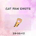 Cat paw emote by Lokifan20