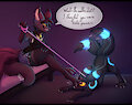 On a leash by Kaisarion