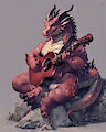 Dragon Guitar Animation Test by NovaOtter