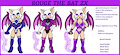 Commission: Rouge the Bat ZX Reference Sheet by MelSky