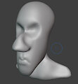 Blender Tutorial Work- Sculpted Face