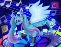 electric angel pony miku by tenderperil
