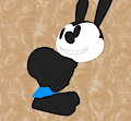 Oswald the lucky rabbit mooning~