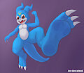 Veemon jump at you